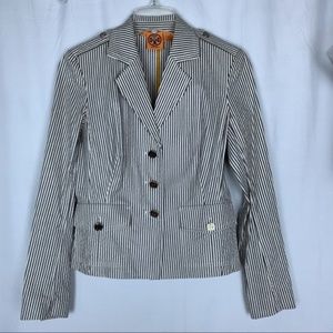 Tory Burch women's striped jacket, size 2